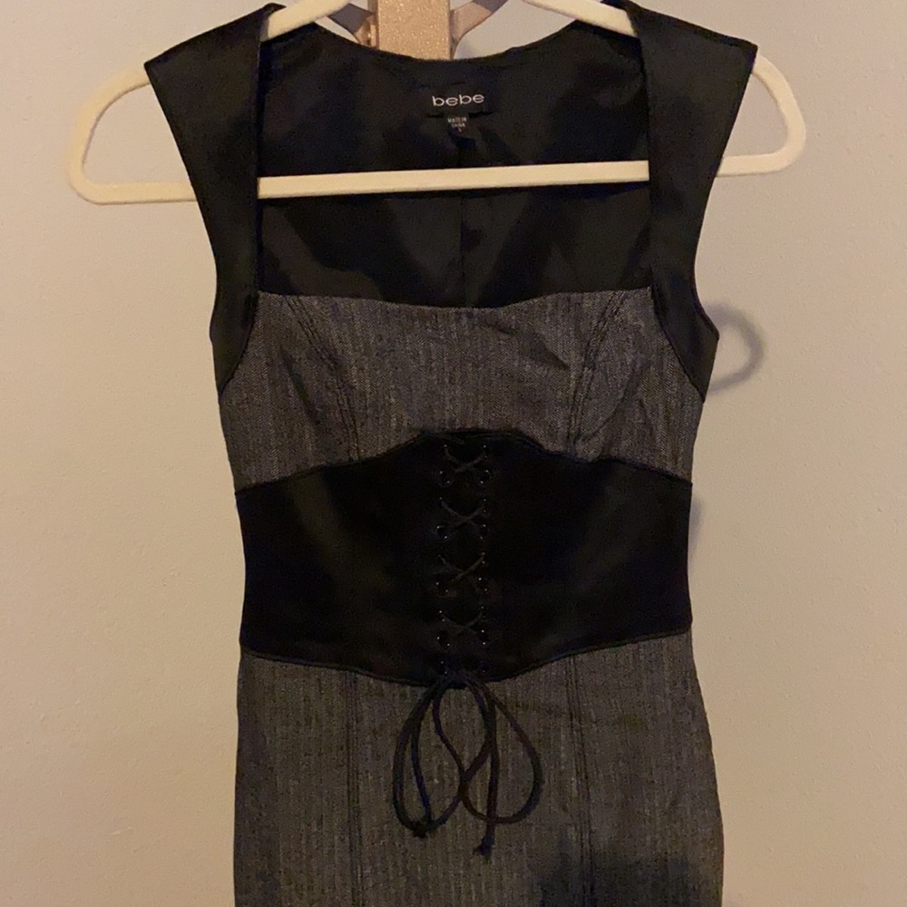 bebe corset dress